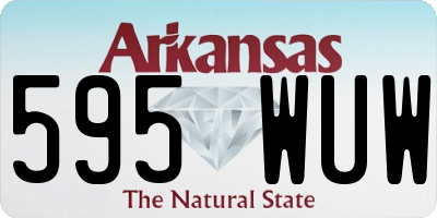 AR license plate 595WUW