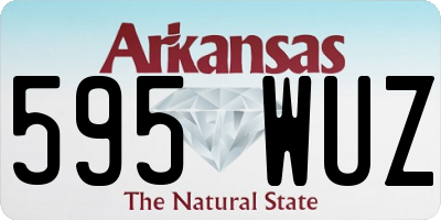 AR license plate 595WUZ
