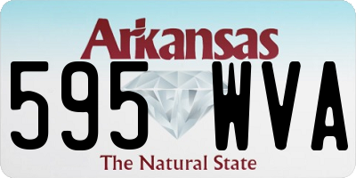 AR license plate 595WVA