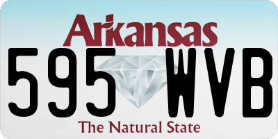 AR license plate 595WVB