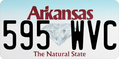 AR license plate 595WVC