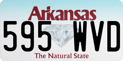 AR license plate 595WVD