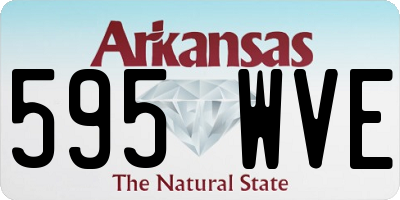 AR license plate 595WVE