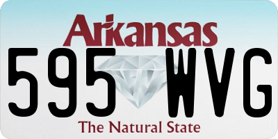 AR license plate 595WVG
