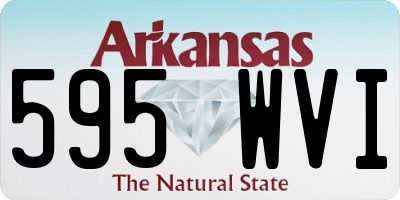 AR license plate 595WVI