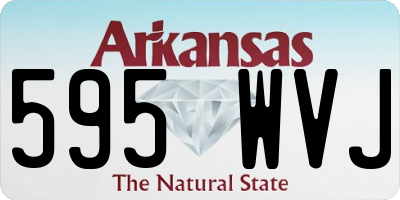 AR license plate 595WVJ