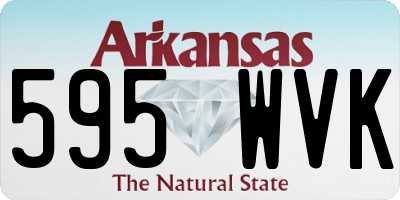AR license plate 595WVK