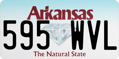 AR license plate 595WVL