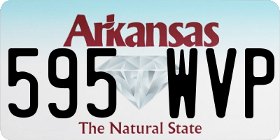 AR license plate 595WVP