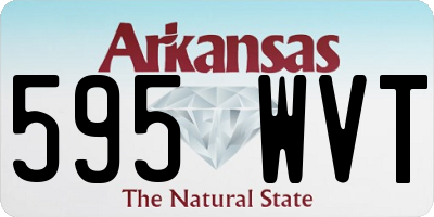 AR license plate 595WVT