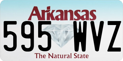 AR license plate 595WVZ
