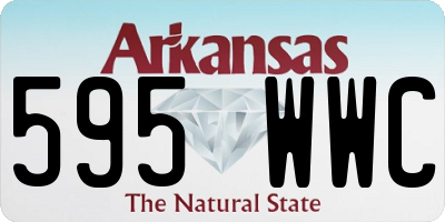 AR license plate 595WWC