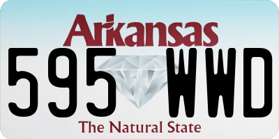 AR license plate 595WWD