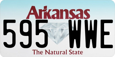 AR license plate 595WWE