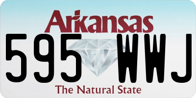 AR license plate 595WWJ