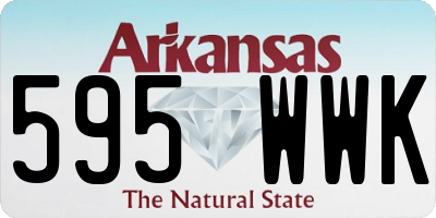 AR license plate 595WWK