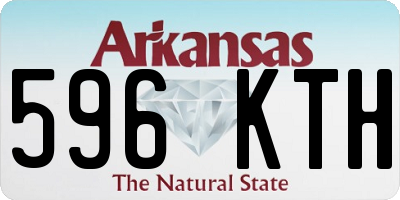 AR license plate 596KTH