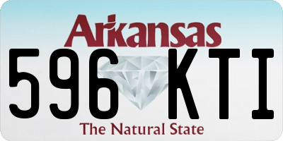 AR license plate 596KTI