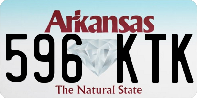 AR license plate 596KTK