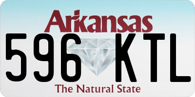 AR license plate 596KTL