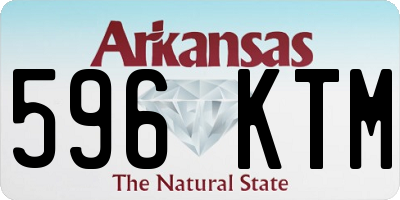 AR license plate 596KTM