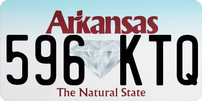 AR license plate 596KTQ
