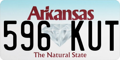 AR license plate 596KUT