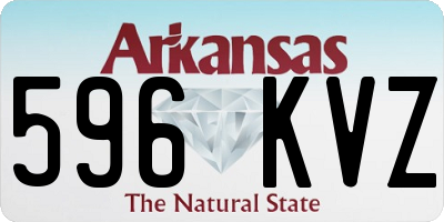 AR license plate 596KVZ