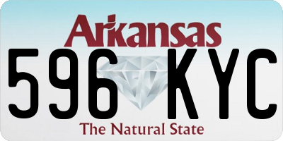 AR license plate 596KYC