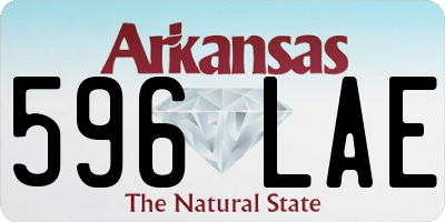 AR license plate 596LAE