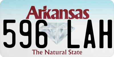 AR license plate 596LAH