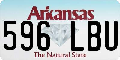 AR license plate 596LBU