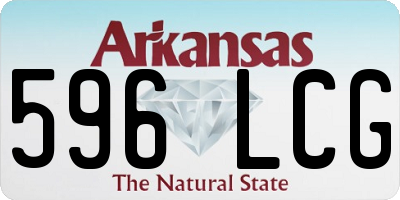 AR license plate 596LCG
