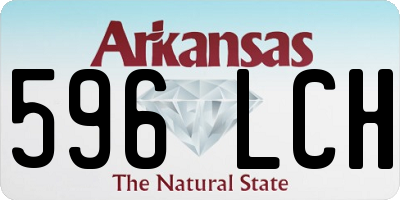 AR license plate 596LCH