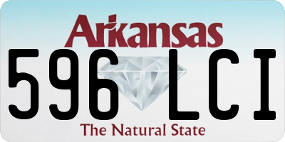 AR license plate 596LCI
