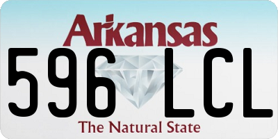 AR license plate 596LCL