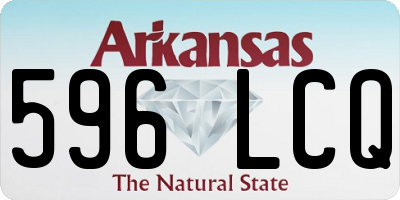 AR license plate 596LCQ
