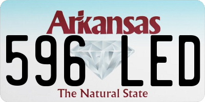 AR license plate 596LED