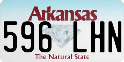 AR license plate 596LHN