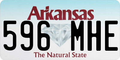 AR license plate 596MHE
