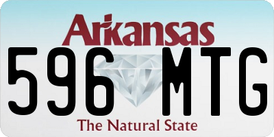 AR license plate 596MTG