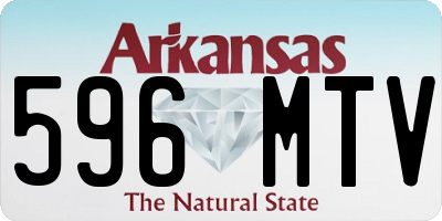 AR license plate 596MTV