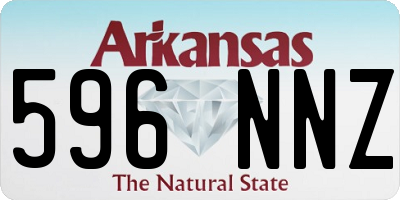 AR license plate 596NNZ
