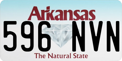 AR license plate 596NVN