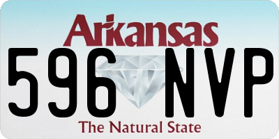 AR license plate 596NVP