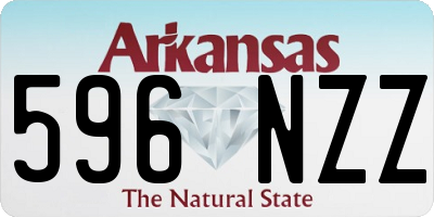 AR license plate 596NZZ