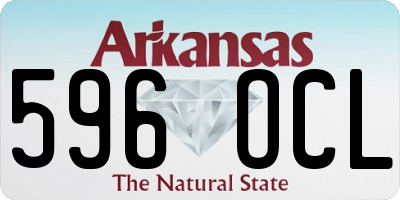 AR license plate 596OCL