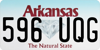 AR license plate 596UQG