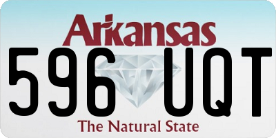 AR license plate 596UQT