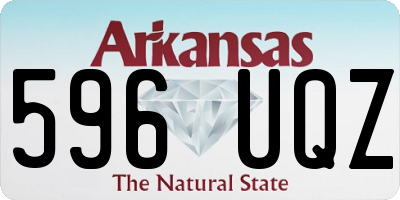 AR license plate 596UQZ